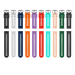 20mm Silicone Twill Watch Band, For Samsung Galaxy Watch 3 41mm, For Samsung Galaxy Watch Active 2 40mm, For Samsung Galaxy Watch Active 2 44mm, For Samsung Galaxy Watch Active 40mm