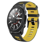 20mm Two-Color Silicone Watch Band, For Samsung Galaxy Watch 5 Pro  45mm, For Samsung Galaxy Watch 4 40mm