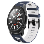 20mm Two-Color Silicone Watch Band, For Samsung Galaxy Watch 5 Pro  45mm, For Samsung Galaxy Watch 4 40mm