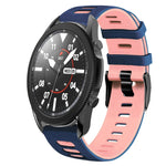 20mm Two-Color Silicone Watch Band, For Samsung Galaxy Watch 5 Pro  45mm, For Samsung Galaxy Watch 4 40mm
