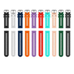 20mm Twill Solid Color Silicone Watch Band, For Samsung Galaxy Watch4 44mm, For Samsung Galaxy Watch4 Classic 46mm, For Samsung Galaxy Watch4 Classic 42mm, For Samsung Galaxy Watch Active 2