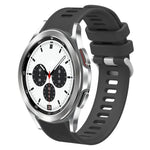 20mm Twill Solid Color Silicone Watch Band, For Samsung Galaxy Watch4 44mm, For Samsung Galaxy Watch4 Classic 46mm, For Samsung Galaxy Watch4 Classic 42mm, For Samsung Galaxy Watch Active 2