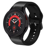 20mm Silicone Adhesive Leather Watch Band, For Samsung Galaxy Watch 5 40mm, For Samsung Galaxy Watch 5 44mm, For Samsung Galaxy Watch 5 Pro 45mm, For Samsung Galaxy Watch 4 40mm, For Samsung Galaxy Watch 4 44mm