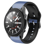 20mm Silicone Adhesive Leather Watch Band, For Samsung Galaxy Watch 5 40mm, For Samsung Galaxy Watch 5 44mm, For Samsung Galaxy Watch 5 Pro 45mm, For Samsung Galaxy Watch 4 40mm, For Samsung Galaxy Watch 4 44mm