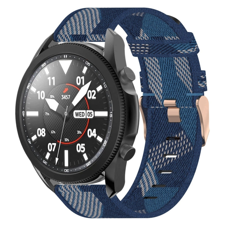 20mm Nylon Woven Watch Band, For Samsung Galaxy Watch5 40mm, For Samsung Galaxy Watch5 44mm, For Samsung Galaxy Watch5 Pro 45mm, For Samsung Galaxy Watch4 40mm, For Samsung Galaxy Watch4 44mm, For Samsung Galaxy Watch4 Classic 46mm