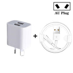 Mini Dual Port USB Charger with USB to Micro USB Data Cable, AU Plug, AU Plug + Micro USB Cable