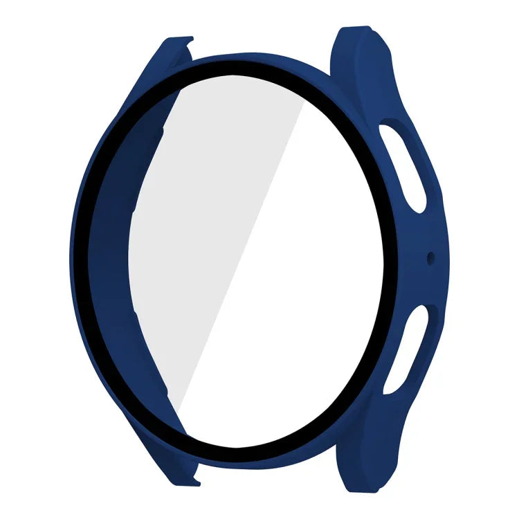 For Samsung Galaxy Watch5 44mm ENKAY Hat-Prince Full Coverage PC Frame + 9H Tempered Glass Case