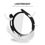 For Samsung Galaxy Watch5 44mm ENKAY Hat-Prince Full Coverage PC Frame + 9H Tempered Glass Case