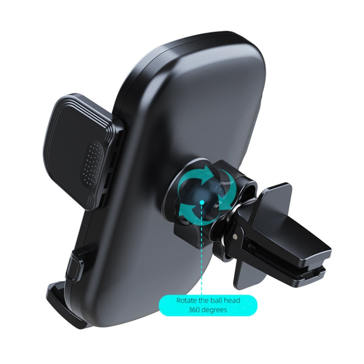 A190+X901 Car Phone Holder Air Vent Mount Coaxial Knob Adjustment Clip Stand, A190+X901