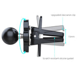 A190+X901 Car Phone Holder Air Vent Mount Coaxial Knob Adjustment Clip Stand, A190+X901