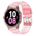 Armor Integrated TPU Double-Pin Buckle Smart Watch Band, For Samsung Galaxy Watch5 40mm, For Samsung Galaxy Watch5 44mm, For Samsung Galaxy Watch4 44mm