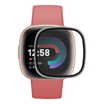 For Fitbit Versa 4 / Sense 2 ENKAY 3D Full Coverage Soft PC Edge + PMMA HD Screen Protector Film, 1 PCS, 2 PCS, 5 PCS, 10 PCS