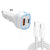 38W PD20W + QC3.0 USB Car Charger with Type-C to Type-C Data Cable, Length: 1m, Type-C to Type-C Cable (White), Type-C to Type-C Cable (Black)