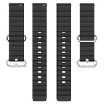 22mm Ocean Style Silicone Solid Color Watch Band, For Xiaomi MI Watch Color