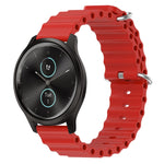 20mm Ocean Style Silicone Solid Color Watch Band, For Garmin Garminmove Style, For Garmin Forerunner 645 Music