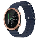 20mm Ocean Style Silicone Solid Color Watch Band, For Garmin Garminmove Style, For Garmin Forerunner 645 Music