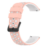 22mm Two-Color Porous Silicone Watch Band, For Xiaomi MI Watch Color