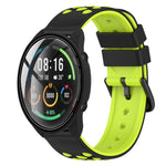 22mm Two-Color Porous Silicone Watch Band, For Xiaomi MI Watch Color