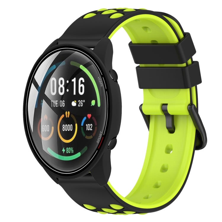 22mm Two-Color Porous Silicone Watch Band, For Xiaomi MI Watch Color