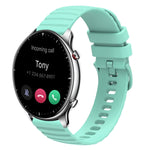 22mm Wavy Dotted Solid-Color Silicone Watch Band, For Amazfit GTR 2, For Amazfit 3 Stratos, For Amazfit GTR 47mm