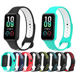 Loop Two-Color Breathable Silicone Watch Band, For Amazfit Band 7