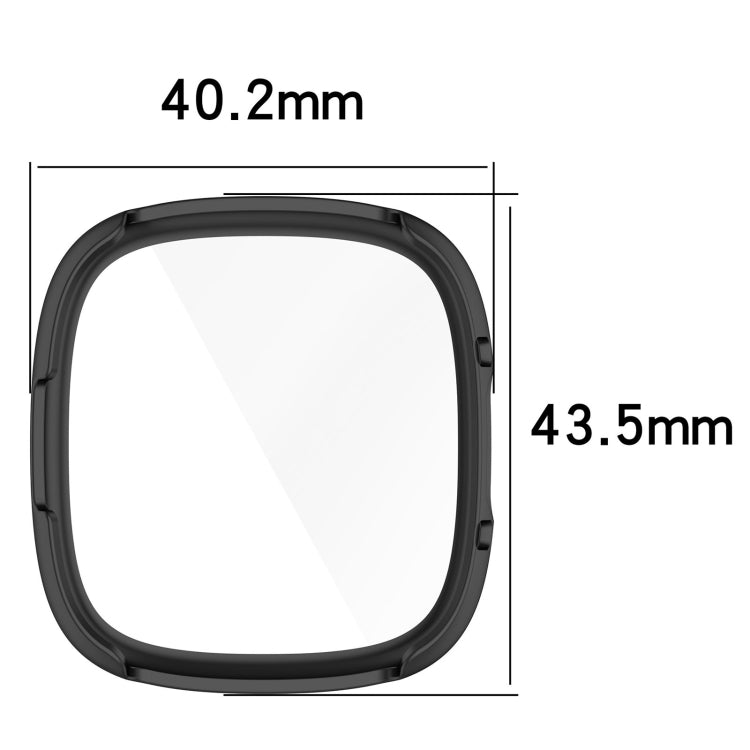 PC+ Toughened Film Integrated Protective Case, For Fitbit Versa 4, For  Fitbit Sense 2