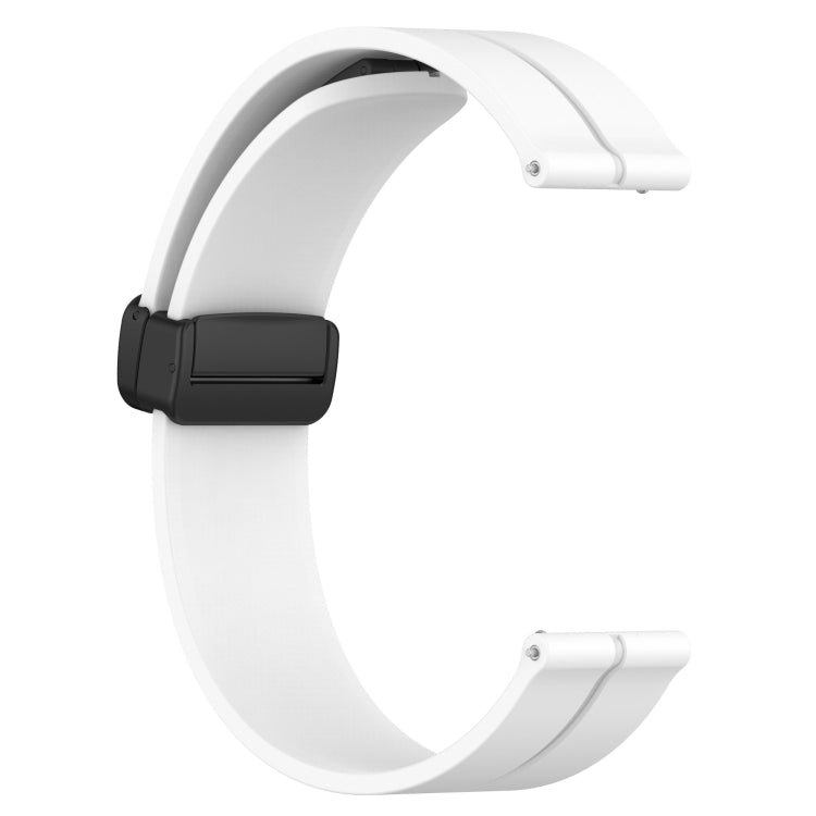 22mm Solid Color Magnetic Clasp Silicone Watch Band, For Amazfit GTR 2, For Amazfit 3, For Amazfit GTR 47mm