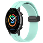22mm Solid Color Magnetic Clasp Silicone Watch Band, For Amazfit GTR 2, For Amazfit 3, For Amazfit GTR 47mm