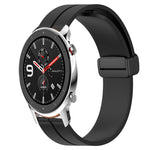22mm Solid Color Magnetic Clasp Silicone Watch Band, For Amazfit GTR 2, For Amazfit 3, For Amazfit GTR 47mm