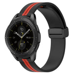 20mm Folding Magnetic Clasp Silicone Watch Band, For Samsung Galaxy Watch Active 2 40mm, For Samsung Galaxy Watch Active 2 44mm, For Samsung Galaxy Watch 42mm