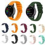 22mm Wavy Dot Pattern Solid Color Silicone Watch Band, For Huawei Watch 3 Pro New