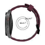 22mm Football Pattern Solid Color Silicone Watch Band, For Huawei Watch 3 Pro New