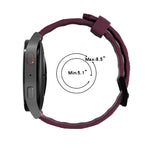 22mm Perforated Two-Color Silicone Watch Band, For Samsung Galaxy Watch3 45mm, For Samsung Galaxy Watch 46mm, For Samsung Gear S3 Classic, For Samsung Gear S3 Frontier