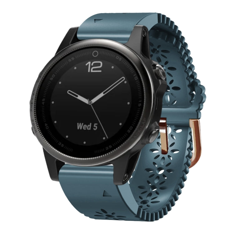 20mm Lady's Silicone Watch Band With Lace Punch, For Garmin Fenix 5S, For Garmin Fenix 5S Plus