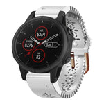 20mm Lady's Silicone Watch Band With Lace Punch, For Garmin Fenix 5S, For Garmin Fenix 5S Plus