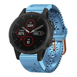 20mm Lady's Silicone Watch Band With Lace Punch, For Garmin Fenix 5S, For Garmin Fenix 5S Plus