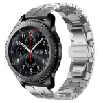 Armor Stainless Steel Metal Watch Band, For Samsung Galaxy watch3 45mm, For Samsung Galaxy watch 46mm, For Samsung Gear S3 Classic, For Samsung Gear S3 Frontier