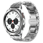 Armor Stainless Steel Metal Watch Band, For Samsung Galaxy watch 42mm, For Samsung Galaxy Watch3 41mm, For Samsung Galaxy Gear Sport, For Samsung Galaxy Watch Active, For Samsung Galaxy Watch5 / Watch5 Pro, For Samsung Galaxy Watch4 / Watch4 Classic