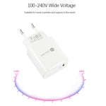 PD11 Single PD3.0 USB-C / Type-C 20W Fast Charger with 1m Type-C to Type-C Data Cable, EU Plug, EU Plug + Type-C to Type-C Cable