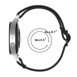 Nylon Stretch Black Buckle Watch Band, For Samsung Galaxy Watch 5 Pro 45mm, For Samsung Galaxy Watch 5 44mm, For Samsung Galaxy Watch 5 40mm, For Samsung Galaxy Watch 4 44mm, For Samsung Galaxy Watch 4 40mm, For Samsung Galaxy Watch 4 Classic 42mm     ...