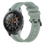 22mm Concave Striped Slicone Watch Band, For Samsung Galaxy Watch3 45mm, For Samsung Galaxy Watch 46mm, For Samsung Gear S3 Classic, For Samsung Gear S3 Frontier