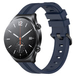 22mm Concave Striped Slicone Watch Band, For Xiaomi Watch S2 42mm, For Xiaomi Watch S2 46mm, For Xiaomi MI Watch S1, For Xiaomi MI Watch S1 Pro