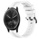 20mm Concave Striped Slicone Watch Band, For Garmin Vivomove Sport, For Garmin Venu 2 Plus, For Garmin Approach S40, For Garmin Forerunner 158