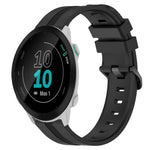 20mm Concave Striped Slicone Watch Band, For Garmin Forerunner 55, For Garmin Venu, For Garmin Venu SQ, For Garmin Garminmove Luxe