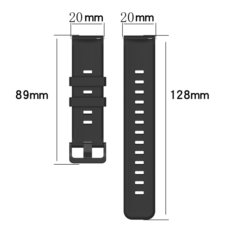 20mm Concave Striped Slicone Watch Band, For Samsung Galaxy Watch5 44mm, For Samsung Galaxy Watch 6 Classic 47mm, For Samsung Galaxy Watch5 40mm, For Samsung Galaxy Watch5 Pro 45mm