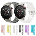 22mm Transparent Shiny Diamond TPU Watch Band, For Huawei Watch Buds, For Huawei Watch3 Pro New, For Huawei Watch GT3 Pro 46mm, For Huawei Watch GT Runne, For Huawei Watch GT3 46mm, For Huawei Watch GT2 Pro, For Honor Watch GS Pro                      ...