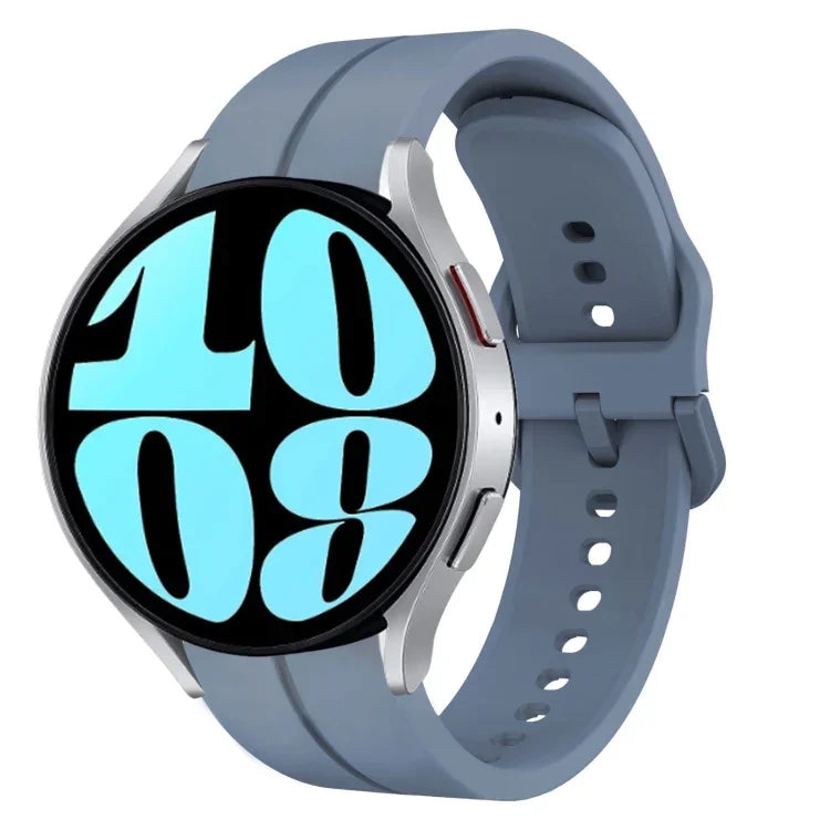 20mm Loop Silicone Watch Band, For Samsung Galaxy Watch 6 40mm, For Samsung Galaxy Watch 6 Classic 43mm