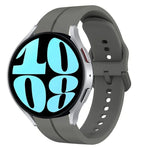 20mm Loop Silicone Watch Band, For Samsung Galaxy Watch 6 40mm, For Samsung Galaxy Watch 6 Classic 43mm
