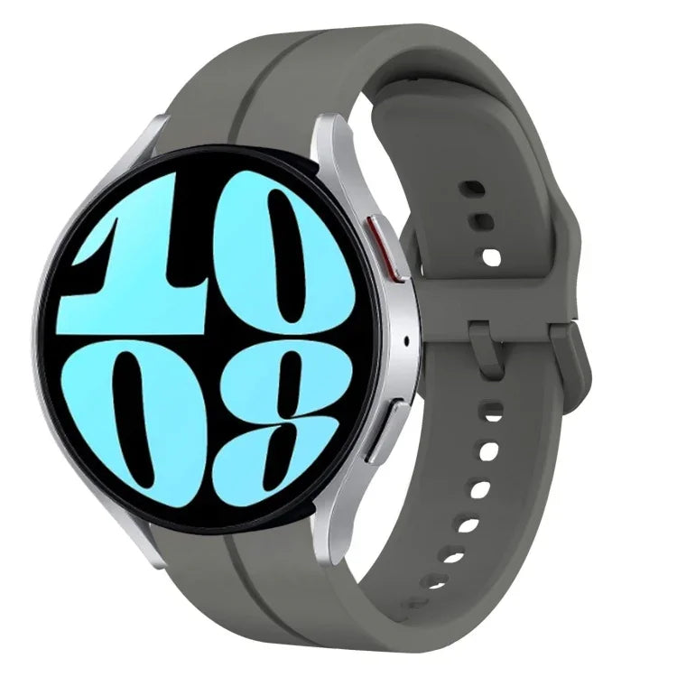 20mm Loop Silicone Watch Band, For Samsung Galaxy Watch 6 40mm, For Samsung Galaxy Watch 6 Classic 43mm