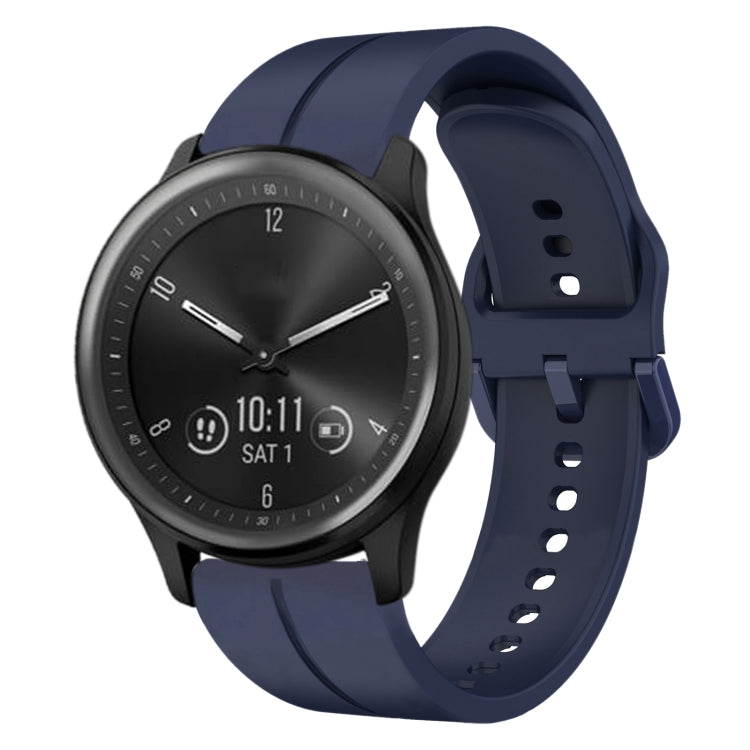 20mm Loop Silicone Watch Band, For Garmin Vivomove Sport, For Garmin Venu 2 Plus, For Garmin Approach S40, For Garmin Forerunner 158